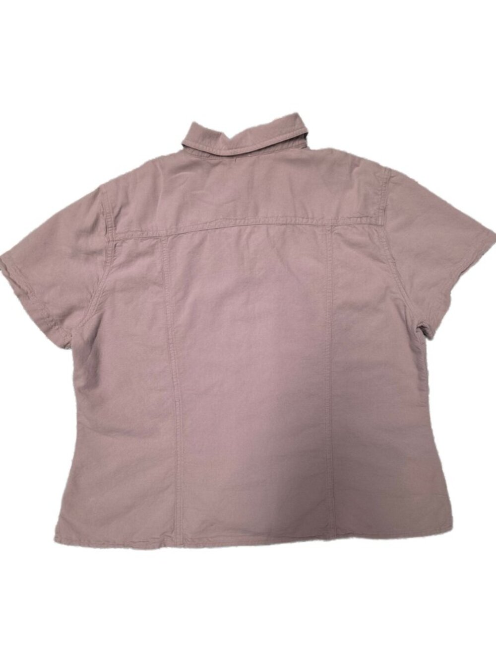 J. Jill Cottagecore Lavender Ruffle Cotton Blouse L - Picture 2 of 9